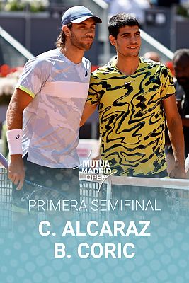 ATP Mutua Madrid Open. 1ª Semifinal: Alcaraz - Coric