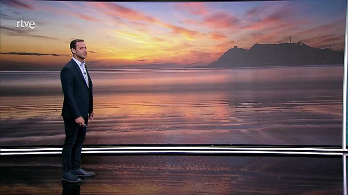 El tiempo - Las temperaturas máximas bajarán en el litoral valenciano, y subirán en la vertiente atlántica peninsular