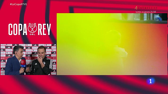 Copa del Rey | Jagoba Arrasate, a TVE: "Esta afición se merecía la Copa"