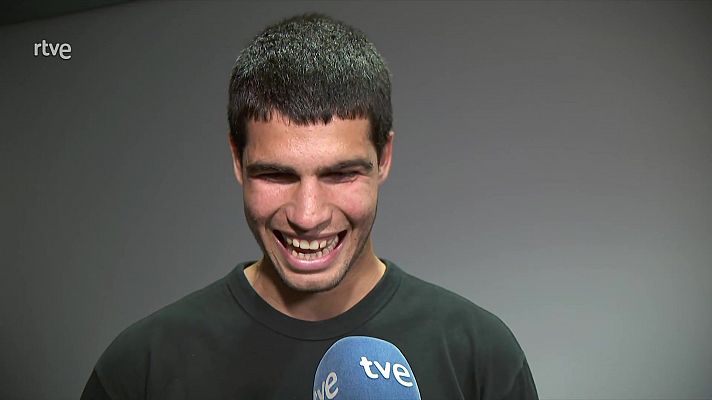 Madrid Open de Tenis - Alcaraz, a TVE antes de la final: "Se ha demostrado que jugar en España es una motivación extra"