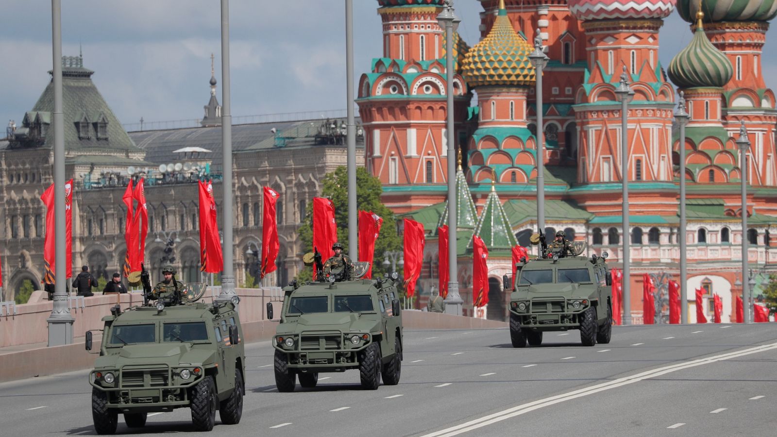 Moscú se prepara para celebrar el Día de la Victoria contra los nazis en la Segunda Guerra Mundial