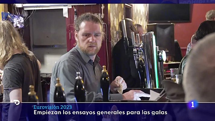 Telediario 1 - La organización de Eurovisión reaviva el interés de los británicos por este festival