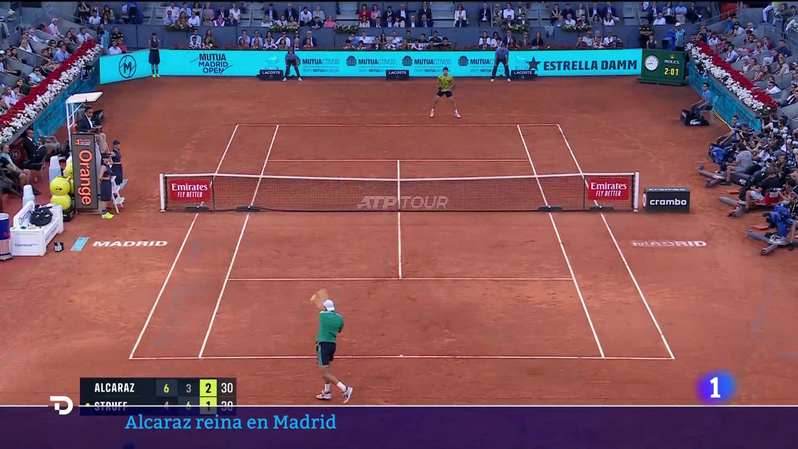 Alcaraz va a reconquistar el número 1 tras su victoria en Madrid | Ver