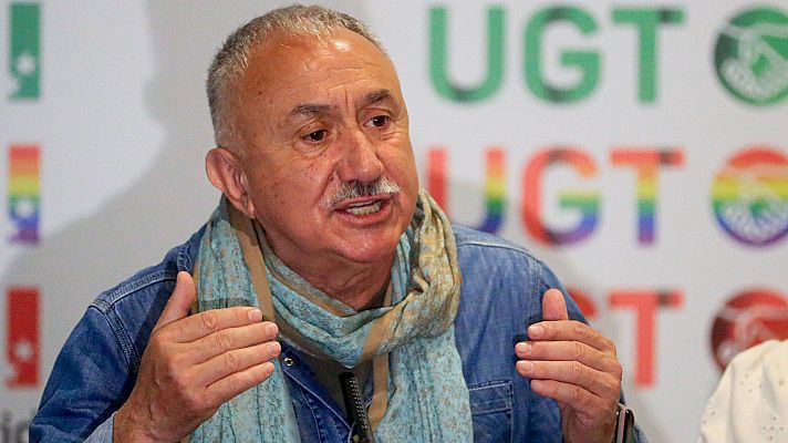 La tarde en 24h - Pepe Álvarez defiende que el pacto para subir salarios es "un buen acuerdo": "Posibilita que se pueda tener más en cuenta la inflación"