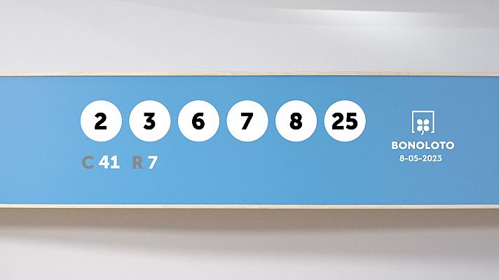 SELAE - Sorteo de la Lotería Bonoloto del 08/05/2023