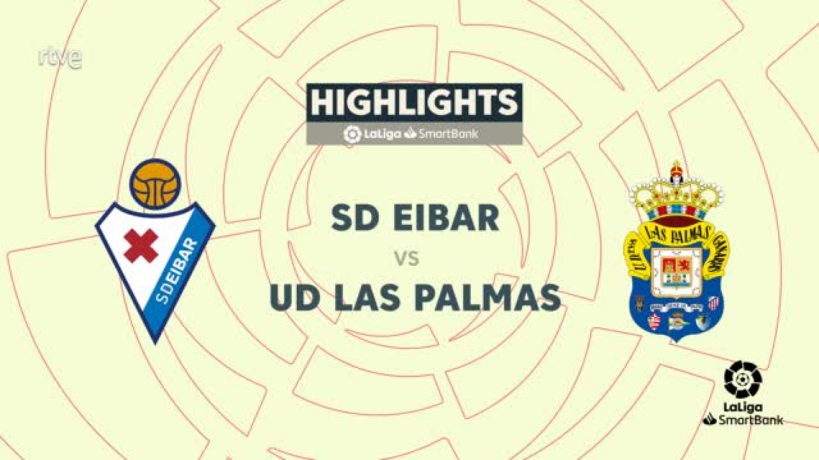 Eibar - Las Palmas: resumen del partido de la 39ª jornada de Liga | Segunda - ver ahora