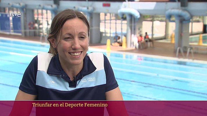 Parlamento - Jessica Vall, nadadora, en el Senado