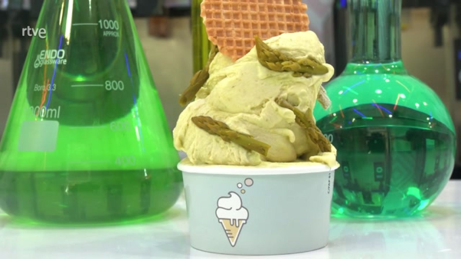 Helado de espárragos trigueros - Ahora o nunca | Ver