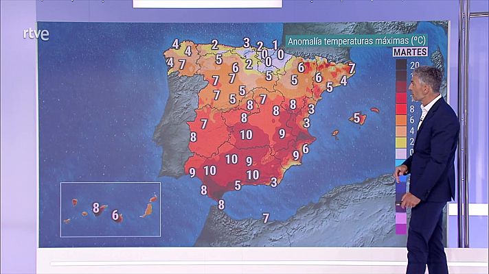El tiempo - Intervalos de viento fuerte en Canarias, con rachas muy fuertes