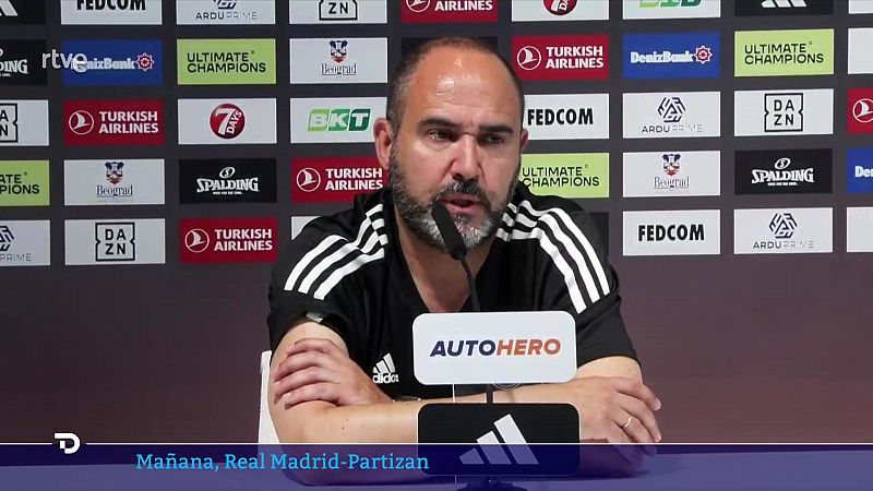 Euroliga | Chus Mateo y Rudy Fernández hablan en la previa del Real Madrid - Partizan