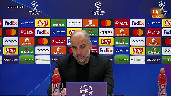 Estudio Estadio - Pep Guardiola, sobre por qué no ha hecho cambios: "No me interesaba un partido de ida y vuelta. Sé perfectamente contra qué equipo jugamos"