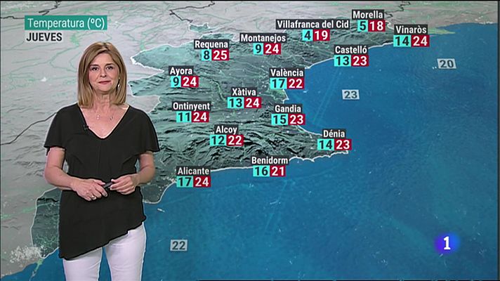 El tiempo en la Comunitat Valenciana 10/05/23