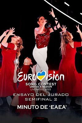 Eurovisión - Minuto de Blanca Paloma en el ensayo del jurado