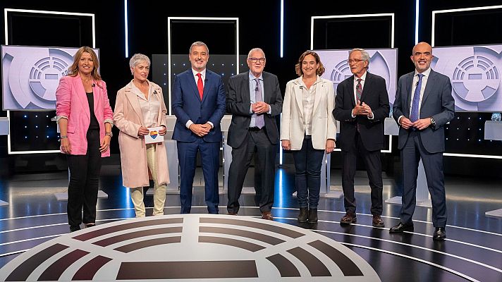 Especiales informativos - Minuto de oro de los candidatos a la Alcaldía de Barcelona en el debate de RTVE