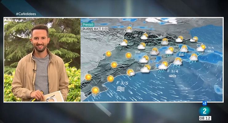 El temps - Dijous de fortes tempetes, vent i més fresca