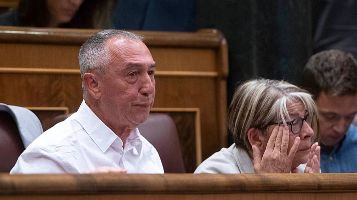 Baldoví se despide emocionado del Congreso en su última intervención: "He aprendido de todos"