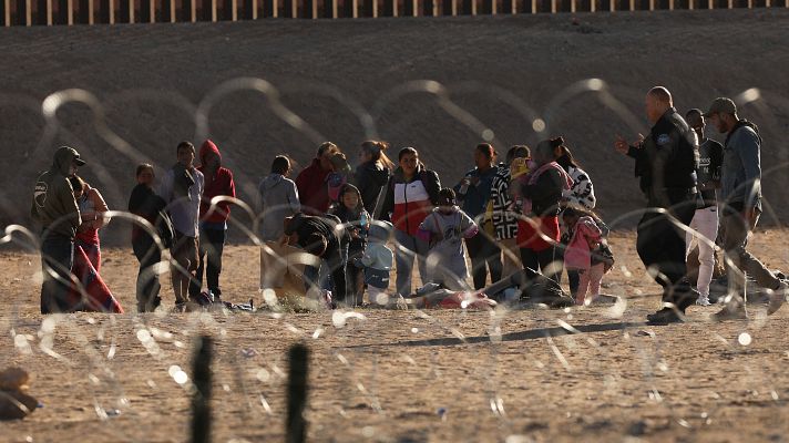 Telediario 2 - Miles de migrantes intentan cruzar a EE.UU.: "No quiero volver a mi país"