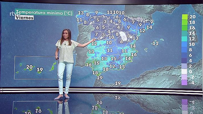 Intervalos de viento fuerte en el bajo Ebro, Ampurdán y Canarias