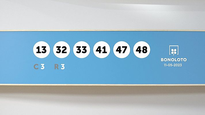 SELAE - Sorteo de la Lotería Bonoloto del 11/05/2023