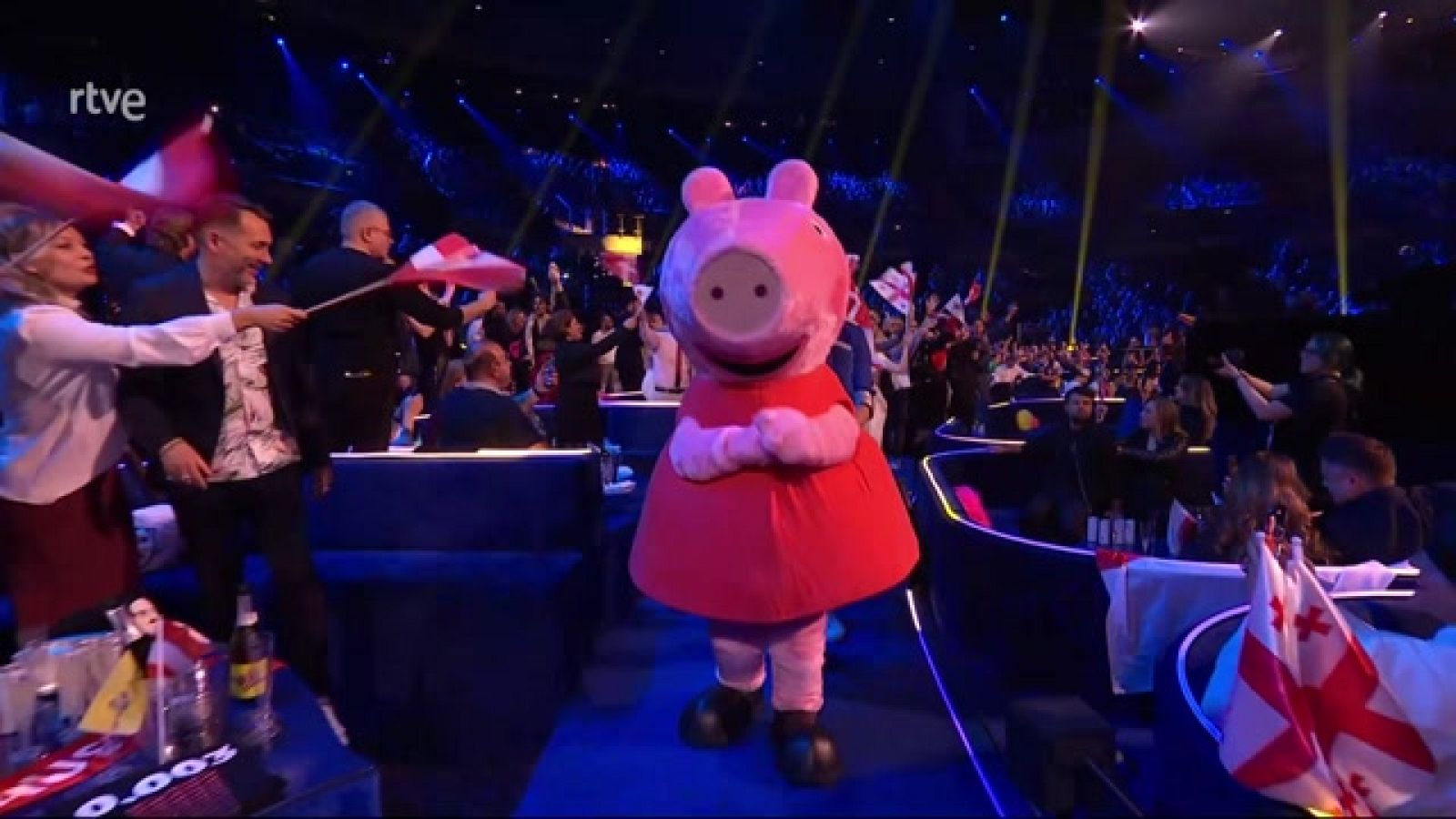 Eurovisión 2023: Peppa Pig baila la conga en la segunda semifinal