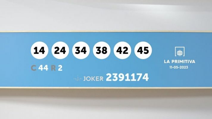 SELAE - Sorteo de la Lotería Primitiva y Joker del 11/05/2023