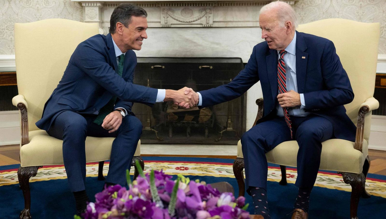 Encuentro entre Joe Biden y Pedro Sánchez en la Casa Blanca