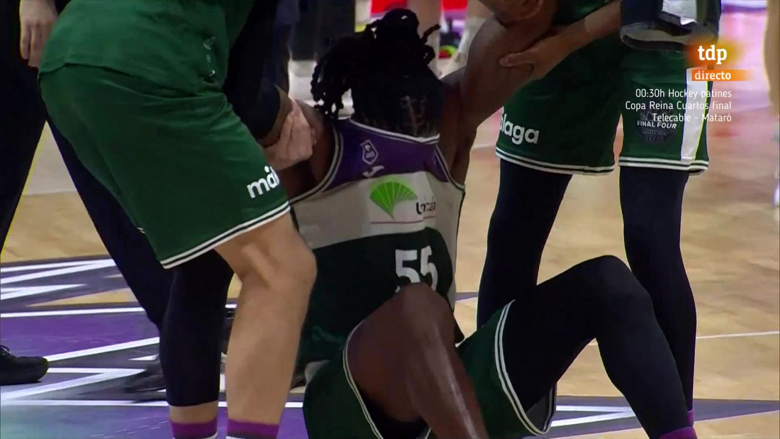 Champions League | Kendrick Perry, abatido tras fallar el tiro que daba el pase a la final a Unicaja