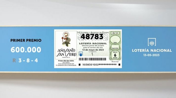 SELAE - Sorteo de la Lotería Nacional del 13/05/2023