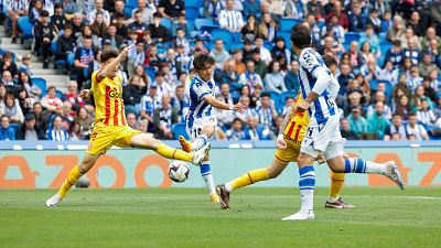 Real Sociedad - Girona: resumen del partido de la 34� jornada de la Liga