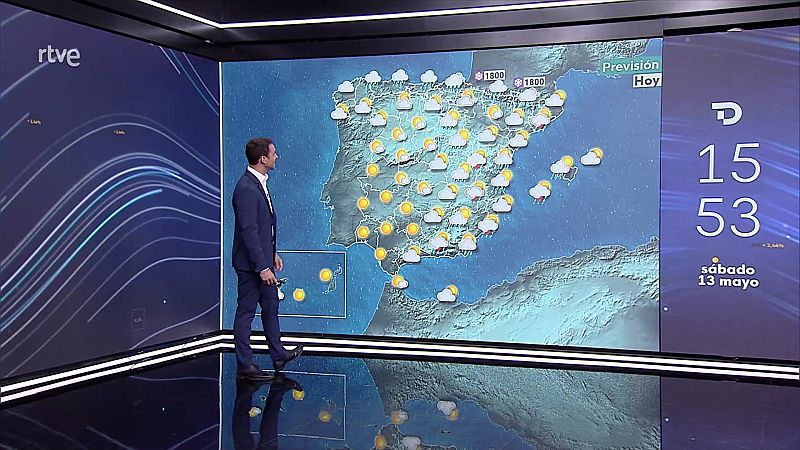 Precipitaciones persistentes en el litoral vasco y norte de Navarra, y localmente fuertes en todo el extremo oriental peninsular y Baleares - ver ahora