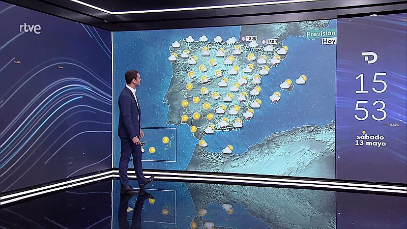 Precipitaciones persistentes en el litoral vasco y norte de Navarra, y localmente fuertes en todo el extremo oriental peninsular y Baleares - ver ahora