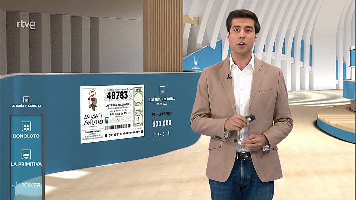 Sorteo de la Lotería Nacional del 13/05/2023