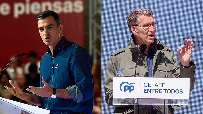 Sánchez se estrena en la campaña del 28M mientras PP, Vox y Cs le llaman "indecente" por mantener a Bildu de socio