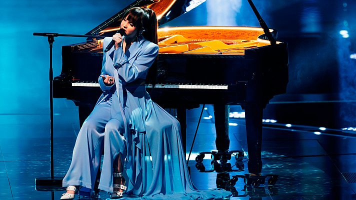 Eurovisión 2023 - Estonia: Alika canta \"Bridges\" en la final