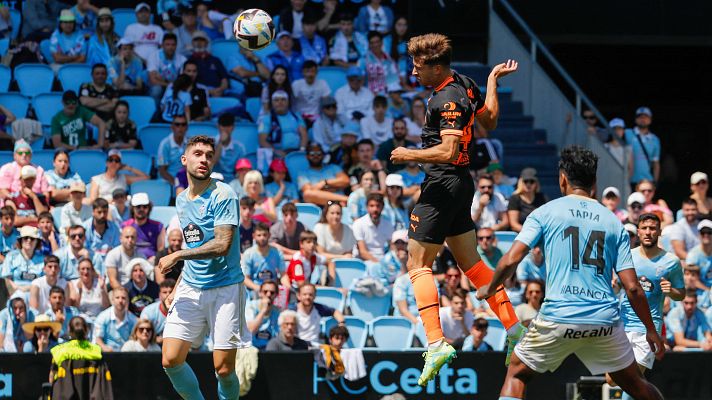 Celta - Valencia: resumen del partido de la 34ª jornada