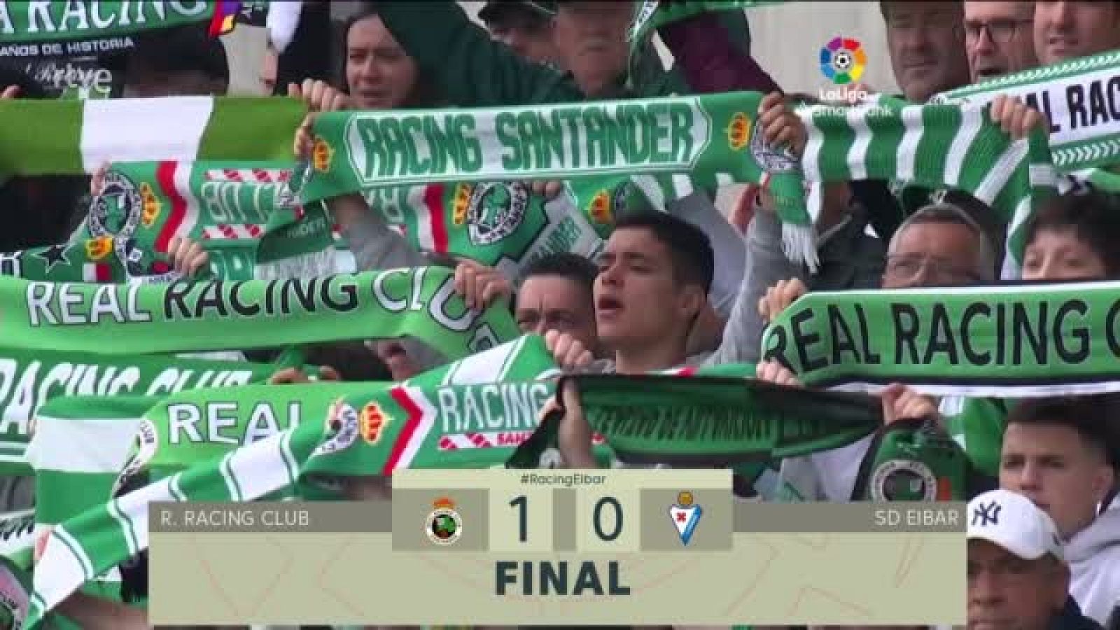 Racing - Eibar: resumen del partido de la 40ª jornada de Liga | Segunda