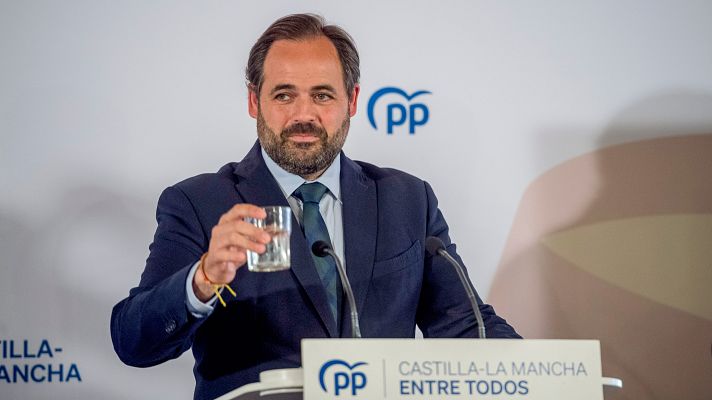 La hora de La 1 - Núñez augura un "cambio de ciclo" en Castilla-La Mancha y ve "cínicas" las palabras de Page sobre Bildu