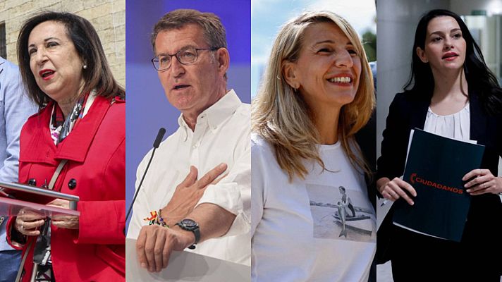 Telediario 1 - Las listas de EH Bildu marcan el cuarto día de campaña