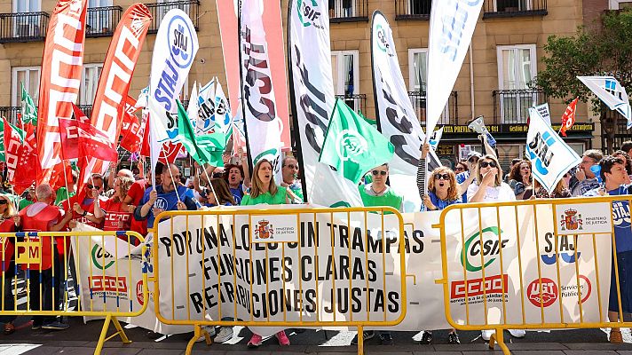 La hora de La 1 - Jueces y fiscales mantienen la cuarta reunión con Justicia para evitar la huelga indefinida