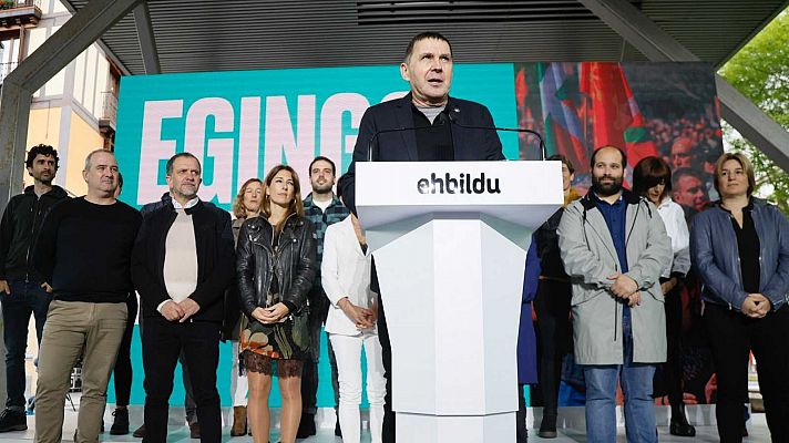 Telediario 1 - El PP desconfía de las renuncias en las listas de Bildu mientras PSOE y Podemos lo ven "un paso importante"