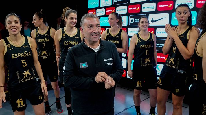 Telediario 1 - España presenta un renovado equipo para el Eurobasket 2023