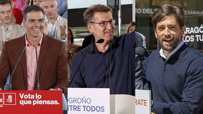 Telediario 2 - Los líderes nacionales siguen volcados en el quinto día de campaña