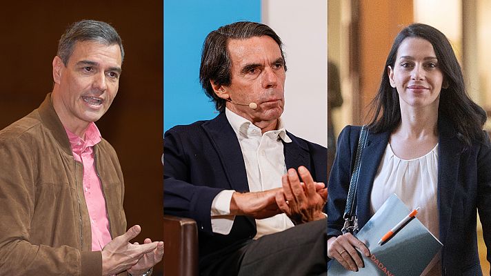 Telediario 1 - Sánchez defiende la ley de vivienda frente a la "ley de la selva" del PP y Aznar entra en campaña