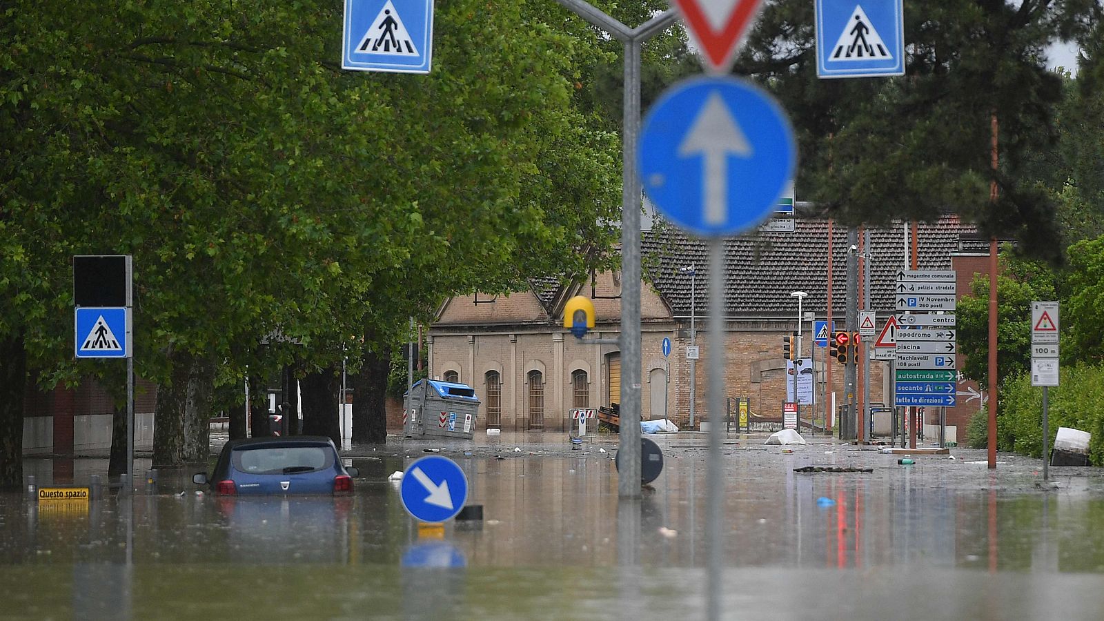 Italia sufre graves inundaciones