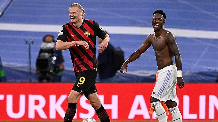 Telediario 1 - Haaland vs Vinicius, segundo cara a cara con la final de Champions como premio