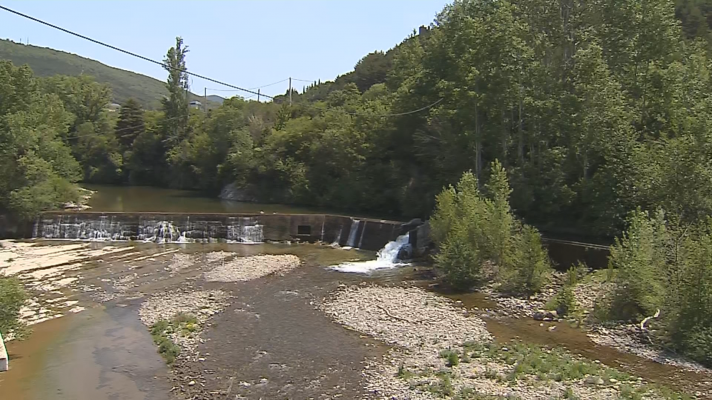 En situación excepcional por la sequía se encuentra el río Aragón