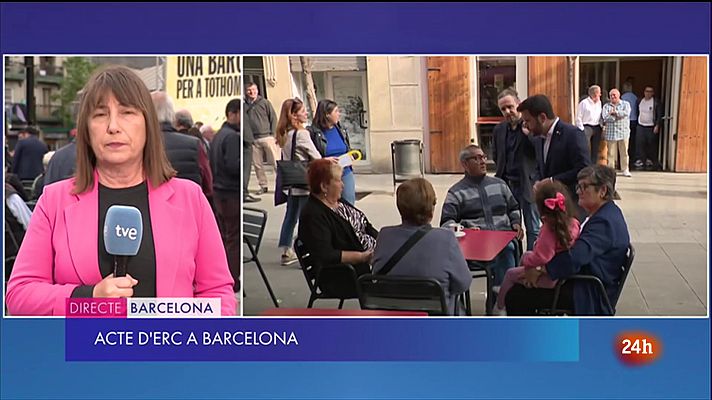 Porta a porta a la Barceloneta, negacionisme climàtic i crida a concentrar el vot