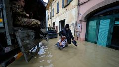 Italia sufre graves inundaciones en el norte del país