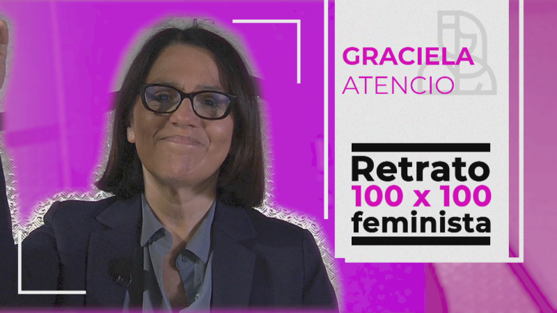 Retrato 100x100 feminista: Graciela Atencio