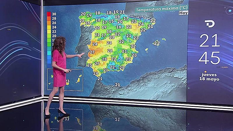 Probabilidad de chubascos y tormentas en Andalucía y Comunidad Valenciana - ver ahora